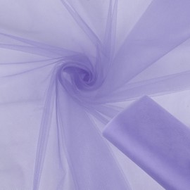 Maclemon Light Purple Tulle Tape Roll 54 Inch x 10 yards for DIY Crafts Weddings Sewing DIY Projects Gift Wrap and more - Multiple colours of tulle mesh