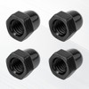 4pcs License Plate Retainer Nuts for Volvo, Stainless Steel License