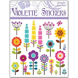 Violette Stickers Cheery Flowers