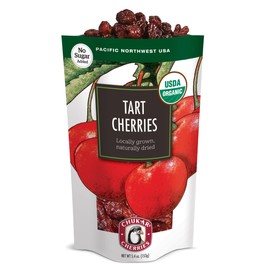 Chukar Organic Tart Cherries from the Pacific Northwest | No Added Sugar, Sulfites or Preservatives, Non-GMO, No Artificial Ingredients (1 Bag)