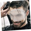 Ipetboom 50pcs Transparent Plastic Face Protectors Face Protections Facial Shield