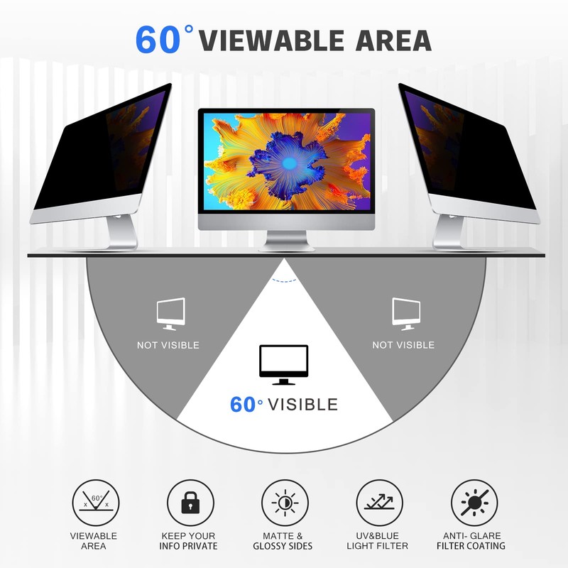 JiSiTeCai - 17 Inch - (5:4) Aspect Ratio Privacy Screen