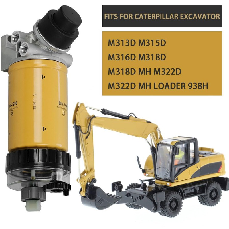 308-7298 Fuel water separator Filter assembly Compatible with Caterpillar C4.4