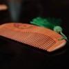 Traditional Peach Wood Comb Portable Hair Mini Brush-WFIFY48 Red / 전통 복숭아나무 빗 휴대용 헤어 미니 브러쉬-WFIFY48 빨강