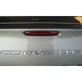 Corvette C5 Corvette Rear Bumper 1/16" Acrylic Letter Kit - 7 Colors to Choose - Black