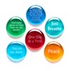 Lifeforce Glass Comfort Stones, Encouraging and Comforting Sayings Imprinted on