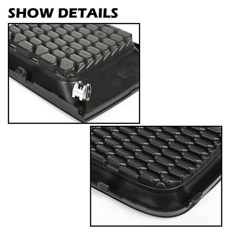 PIT66 Bumper Cover Grille, Compatible with 2015 2016 2017 Jeep