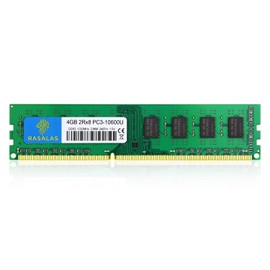 Rasalas 4GB DDR3 PC3-10600 DDR3 1333 PC3 10600U DDR3 4GB Ram 2Rx8 DDR3 Udimm 1.5V CL9 240-pin RAM Memory Module Upgrade for Desktop Computer