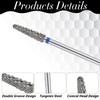 2 Pack Cuticle Bit Gel Remover Drill Bit 3/32" Small