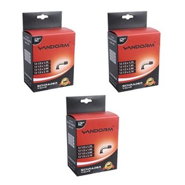 Vandorm 3 PACK 12" 90 Degree Schrader Butyl Inner Tube For Prams Buggy Strollers Kids Bikes Pack