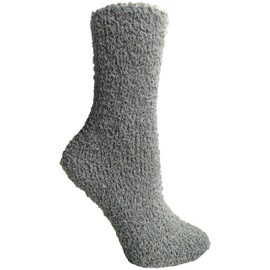 Yacht & Smith 60 Pairs of Womens Wholesale Bulk Warm And Cozy Fuzzy Socks, Colorful Winter Sock (Solid Assorted)