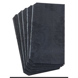 Little Giant® Beehive Foundation | Black Deep Plastic Foundation for Beekeeping | Bee Hive Frame and Wax Foundation | Made in USA | Beekeeping Supplies | 5 Pack