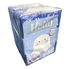 Hello High Tissue Pop-up Leg Tissue 180 Sheets / 헬로 하이티슈 팝업 각티슈180매X6곽세트 콧물 갑티슈 미용 2겹