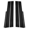 Bilisin Door Pillar Posts Trim Kit Compatible with Toyota Corolla