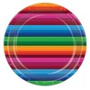 Beistle Fiesta Plates, 9", Multicolored