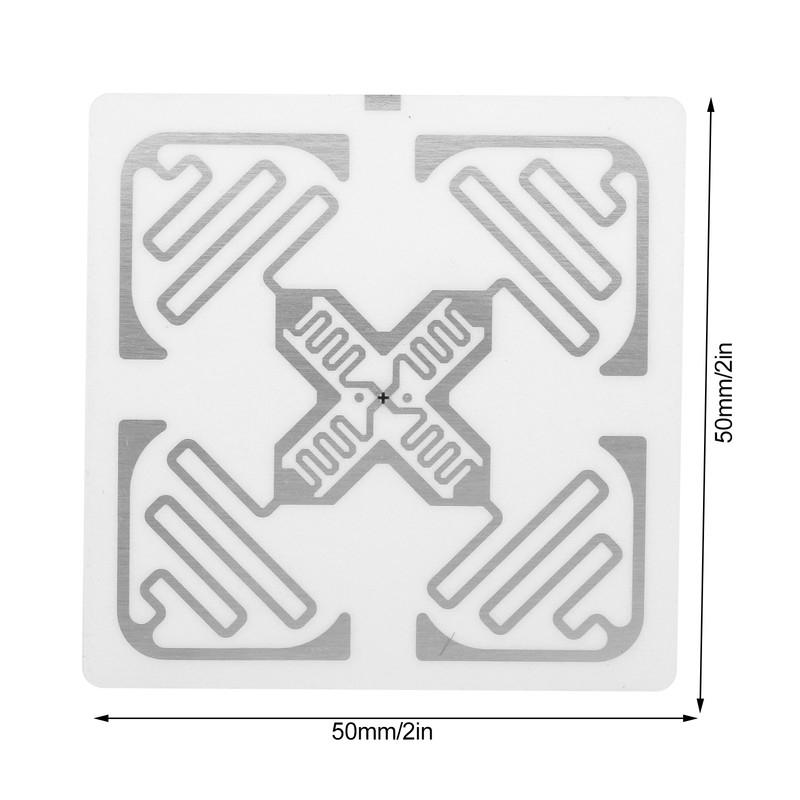 100pcs UHF RFID Labels 860‑960MHz Electronic Indentification Tag for Warehouse