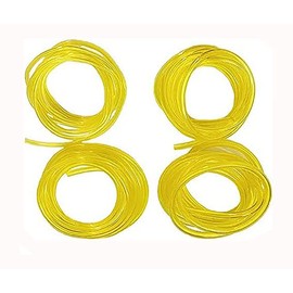 Fuel Line Hose Tube 4 Size 6 Feet I.D x O.D 0.08" x 0.14"1/8" x 1/4" 1/8" x 3/16" 3/32" x 3/16" Fits for Poulan Craftman Chainsaws, blowers, Trimmers and Many Other Gas Engine Machines