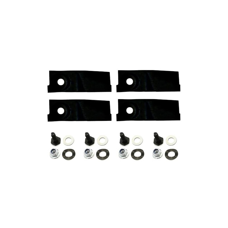 4Pcs Blades & Bolts Set for Husqvarna LC19 LC19A &