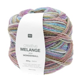 Creative Melange Aran Wonderball 200 g Colour 22 Gradient Pastel