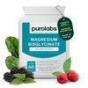 Purolabs Magnesium Bisglycinate 250mg | High Absorption | Energy, Sleep