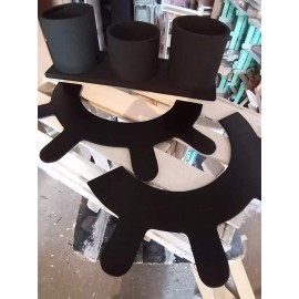 Cilu Organizador De Brochas Y Pestañitas Decorativas