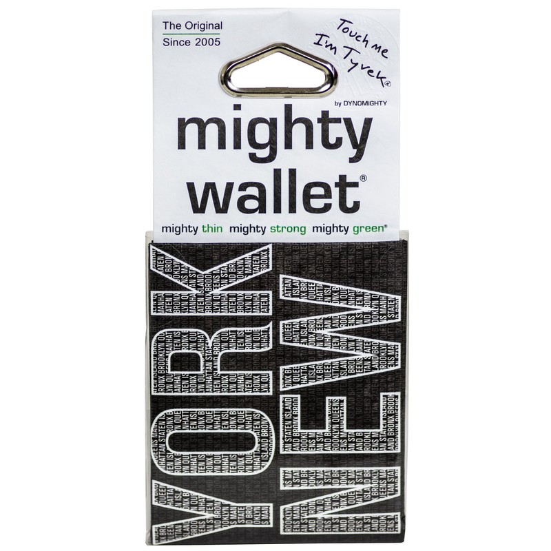 New York City pattern paper wallet lightweight paper wallet