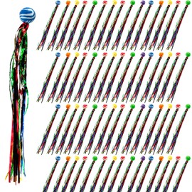 Pelotas de cometa con coloridas serpentinas, 60 Pelotas saltarinas para niños, 25mm Pelotas de Rebotepara Fiesta de Cumpleaños, mini bola de goma para niños, adolescentes, rellenos de bolsas de regalo