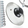 Glass Lid Pot Lid Pan Lid Universal Lid Glass 12