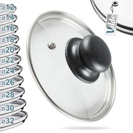 Glass Lid Pot Lid Pan Lid Universal Lid Glass 12 cm