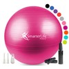 Exercise Ball for Yoga, Balance, Stability - Fitness, Pilates, Birthing,