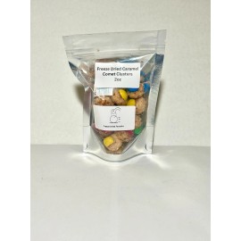 Freeze Dried Candy Caramel Comet Clusters *Pick Bag Size* Made Fresh Daily - 2 oz