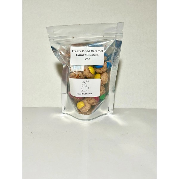 Freeze Dried Candy Caramel Comet Clusters *Pick Bag Size* Made