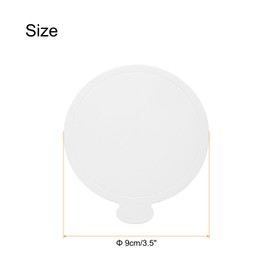 uxcell uxcell 100pcs Mini Cake Boards, Mousse Cake Cardboards Round Cake Bases Plates Cupcake Dessert Displays Base Tray for Cupcakes, Cakes, Pastries, Dessert Base - Grease Proof (White)