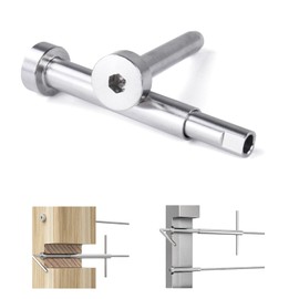 [Patent] Muzata 20 Pack 3/16" Invisible Cable Railing Kit Hardware Invisible Receiver Swage Stud End for 2"x2" 4"x4" Wood Metal Post T316 Stainless Steel Deck Cable Railing System 10 Pair CR27