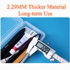 RISLISO Watercolor Paint Brush Holder Organizer Case，Portable Travel Acrylic Clear