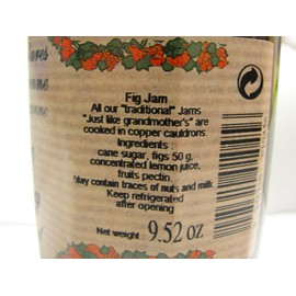 Fig Jam Andresy All natural French jam pure sugar cane 9 oz jar Confitures a l'Ancienne, Three