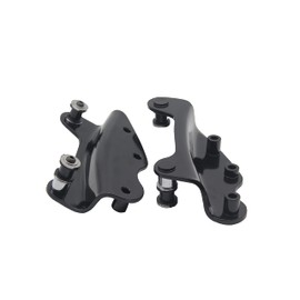 YHMOTO 4 Point Docking Hardware Kit for Harley Davidson Street Glide Electra Glide Road King Road Glide Touring 2009 2010 2011 2012 2013 (Black)