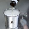 Four Outdoor Stainless Steel 210ml Sierra Cups with a Storage