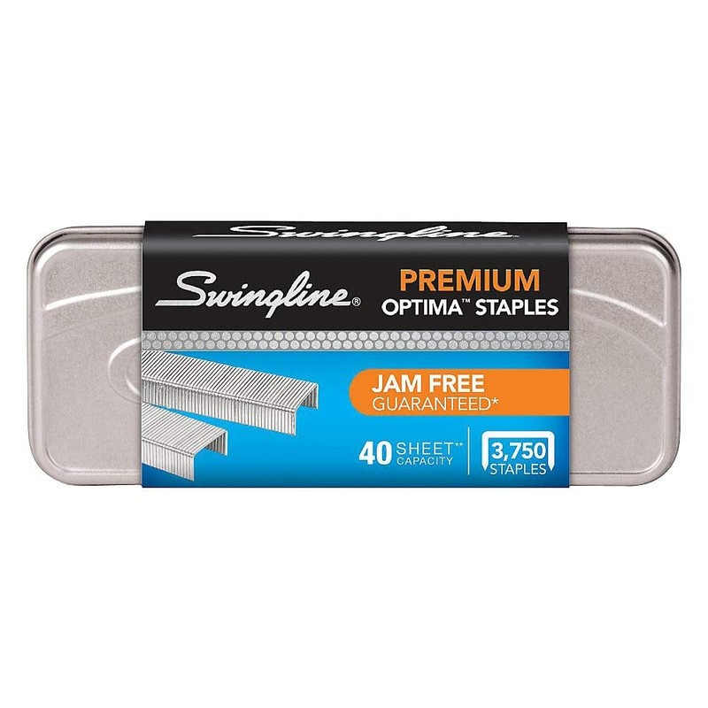 Swingline Staples, Premium for Desktop Staplers, 1/4" Length, 210/Strip, 3750/Box,