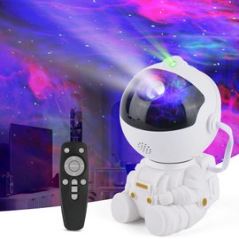 Sosayet Starry Sky Astronaut Projector, LED Space Night Sky Light Projector Lamp, LED Star Projector Night Light with Timer & Remote Control, LED Projector Lamp for Children Adults Party