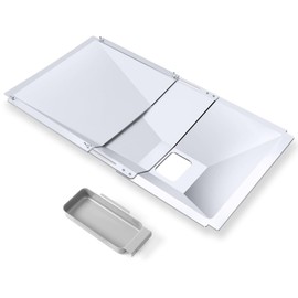 okkbiys Universal Grease Tray with Catch Pan fits Nexgrill, Charbroil, Dynaglo, Kenmore, BHG, Grill Master, Backyard, Uniflame, Expert Gas Grill, Adjustable Drip Pan for 3/4/5 Burner Gas Grill