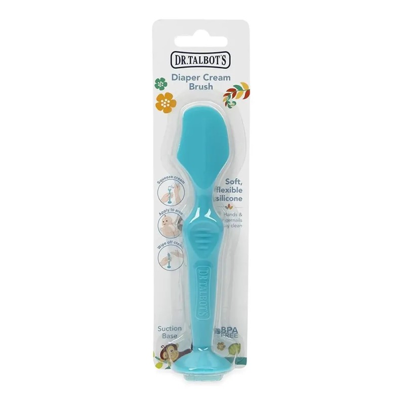 Dr. Talbot De Silicona Diaper Cream Cepillo Con Succión Base