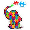 2pcs Autism Awareness Elephant 5 inch Vinyl Sticker | Decal