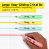 Sharpie® Tank-Style Highlighters, Chisel Tip, Mild Pastel Barrels, Mild Pastel