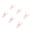 60pcs Wire Clothes Pins Antislip Creativity Metal Wire Hollow Out