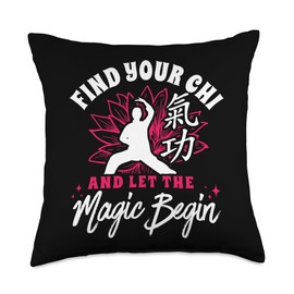 Find Your Chi And Let The Magic Begin Throw Pillow