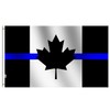 Rhungift Thin Blue Line Canada Flag 3x5 Ft,Quadruple Stitched Fly