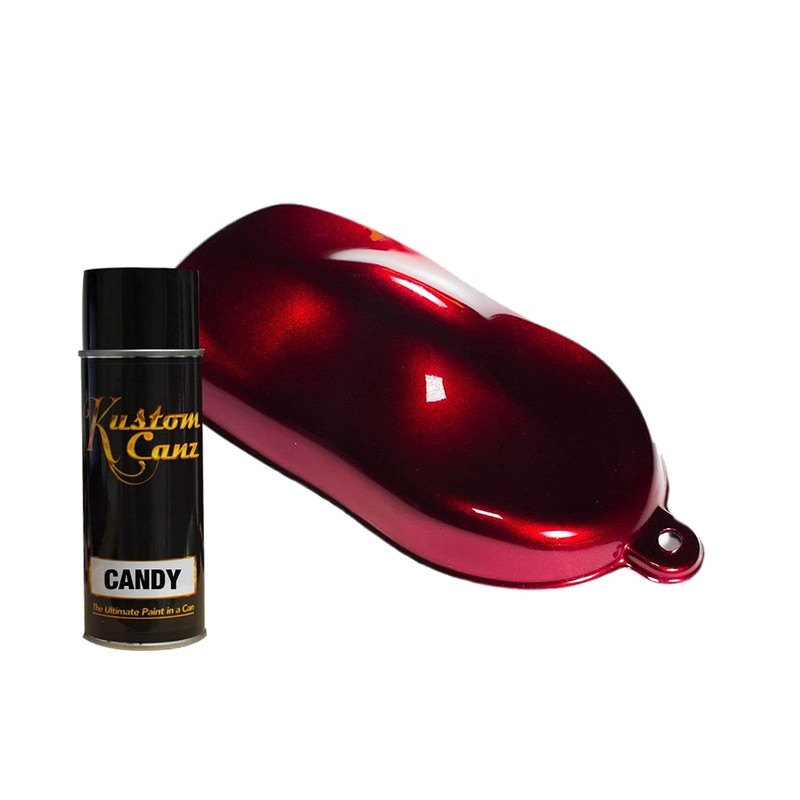 Kustom Canz 5oz Aerosol Can - Candy Deep Red Urethane
