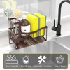 Fssvcd Maifan Sink Caddy Sponge Holder for Kitchen with Brush
