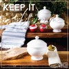 Vikko Soup Crocks With Lids, 14 Ounce Elegant White Soup